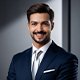Happy Client Sharing Success Story with EuroLink Satisfied business owner discussing successful company setup in Dubai through EuroLink services.